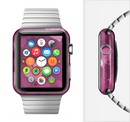 The Purple and Pink Layered Hearts Full-Body Skin Set for the Apple Watch