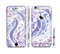 The Purple and White Lace Design Sectioned Skin Series for the Apple iPhone 6/6s Plus