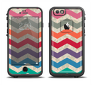 The Rainbow Chevron Over Digital Camouflage Apple iPhone 6/6s LifeProof Fre Case Skin Set