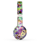 The Rainbow Colored Unfocused Light Circles Skin Set for the Beats by Dre Solo 2 Wireless Headphones