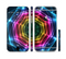 The Rainbow Neon Translucent Vortex Sectioned Skin Series for the Apple iPhone 6/6s