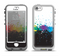 The Rainbow Paint Spatter Apple iPhone 5-5s LifeProof Nuud Case Skin Set