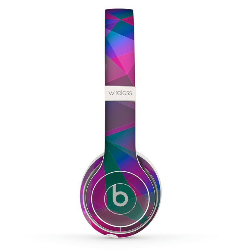 The Raised Colorful Geometric Pattern V6 Skin Set for the Beats by Dre Solo 2 Wireless Headphones