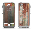 The Raw Vintage Wood Panels Apple iPhone 5-5s LifeProof Nuud Case Skin Set