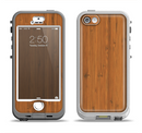 The Real Bamboo Wood Apple iPhone 5-5s LifeProof Nuud Case Skin Set