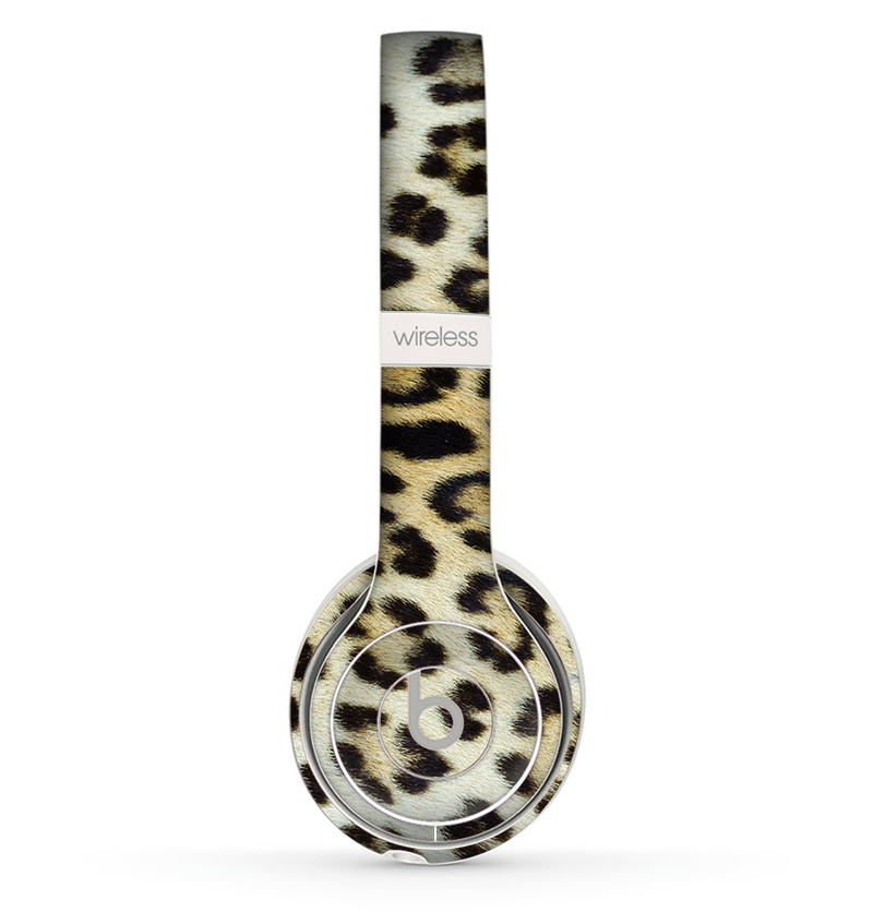 The Real Leopard Hide V3 Skin Set for the Beats by Dre Solo 2 Wireless Headphones