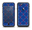 The Red & Blue Seamless Anchor Pattern Apple iPhone 6/6s LifeProof Fre Case Skin Set