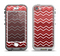 The Red Gradient Layered Chevron Apple iPhone 5-5s LifeProof Nuud Case Skin Set