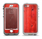 The Red Highlighted Wooden Planks Apple iPhone 5-5s LifeProof Nuud Case Skin Set
