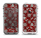 The Red Nautica Collage Apple iPhone 5-5s LifeProof Fre Case Skin Set