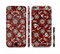 The Red Nautica Collage Sectioned Skin Series for the Apple iPhone 6/6s