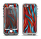 The Red, Orange and Blue Vector Strands Apple iPhone 5-5s LifeProof Nuud Case Skin Set