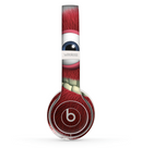 The Red Smiling Fuzzy Wuzzy Skin Set for the Beats by Dre Solo 2 Wireless Headphones