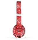 The Red Splotted Paint Texture Skin Set for the Beats by Dre Solo 2 Wireless Headphones