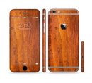 The Red Tinted WoodGrain Sectioned Skin Series for the Apple iPhone 6/6s Plus