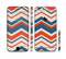 The Red, White and Blue Textile Chevron Pattern Sectioned Skin Series for the Apple iPhone 6/6s Plus