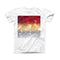 The Red and Gold Unfocused Glowing Orbs ink-Fuzed Front Spot Graphic Unisex Soft-Fitted Tee Shirt