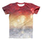 The Red and Gold Unfocused Glowing Orbs ink-Fuzed Unisex All Over Full-Printed Fitted Tee Shirt