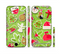 The Red and Green Christmas Icons Sectioned Skin Series for the Apple iPhone 6/6s