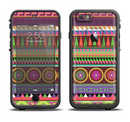 The Retro Colored Modern Aztec Pattern V63 Apple iPhone 6/6s LifeProof Fre Case Skin Set
