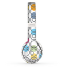 The Retro Colorful Filled Flat Circle Pattern Skin Set for the Beats by Dre Solo 2 Wireless Headphones