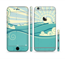 The Retro Vintage Vector Waves Sectioned Skin Series for the Apple iPhone 6/6s Plus