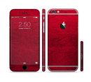 The Rich Red Leather Sectioned Skin Series for the Apple iPhone 6/6s