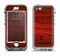 The Rich Red Wood grain Apple iPhone 5-5s LifeProof Nuud Case Skin Set