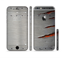 The Ripped Red-Core Metal Sectioned Skin Series for the Apple iPhone 6/6s Plus