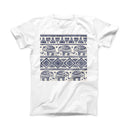 The Sacred Elephant Pattern ink-Fuzed Front Spot Graphic Unisex Soft-Fitted Tee Shirt