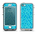 The Scattered Blue Polkadots Apple iPhone 5-5s LifeProof Nuud Case Skin Set