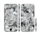 The Scattered Diamonds Sectioned Skin Series for the Apple iPhone 6/6s