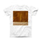 The Scratched Gold Streaks ink-Fuzed Front Spot Graphic Unisex Soft-Fitted Tee Shirt