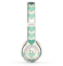 The Scratched Vintage Green Hearts Skin Set for the Beats by Dre Solo 2 Wireless Headphones