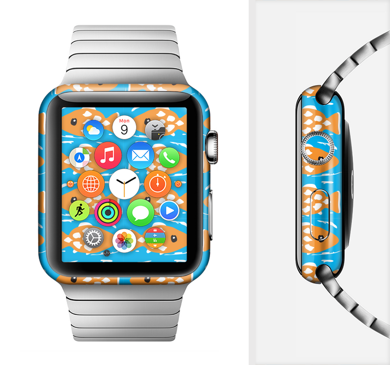 The Seamless Vector Gold Fish Full-Body Skin Set for the Apple Watch