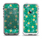The Shades of Green Vector Flower-Bed Apple iPhone 5-5s LifeProof Fre Case Skin Set