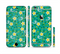 The Shades of Green Vector Flower-Bed Sectioned Skin Series for the Apple iPhone 6/6s Plus