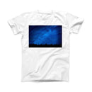 The Silhouette Night Sky ink-Fuzed Front Spot Graphic Unisex Soft-Fitted Tee Shirt