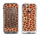 The Simple Vector Giraffe Print Apple iPhone 5-5s LifeProof Fre Case Skin Set