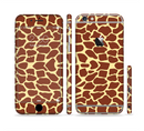 The Simple Vector Giraffe Print Sectioned Skin Series for the Apple iPhone 6/6s
