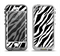 The Simple Vector Zebra Animal Print Apple iPhone 5-5s LifeProof Nuud Case Skin Set