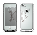 The Simple Vintage Fish on String Apple iPhone 5-5s LifeProof Fre Case Skin Set