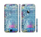 The Sketched Blue Word Surface Sectioned Skin Series for the Apple iPhone 6/6s Plus