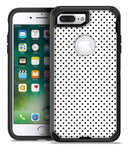 The Slate Black Micro Polka Dots - iPhone 7 or 7 Plus Commuter Case Skin Kit