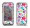 The Smiley Faced Vector Colored Starfish Pattern Apple iPhone 5-5s LifeProof Nuud Case Skin Set