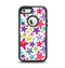 The Smiley Faced Vector Colored Starfish Pattern Apple iPhone 5-5s Otterbox Defender Case Skin Set