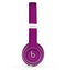 The Solid Dark Purple Skin Set for the Beats by Dre Solo 2 Wireless Headphones