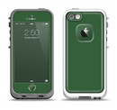 The Solid Hunter Green Apple iPhone 5-5s LifeProof Fre Case Skin Set