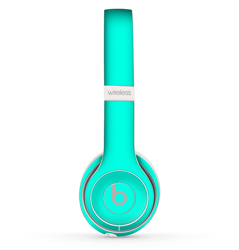 The Solid Mint V2 Skin Set for the Beats by Dre Solo 2 Wireless Headphones
