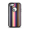 The Solid Pink & Blue Colored Stripes Apple iPhone 5-5s Otterbox Defender Case Skin Set